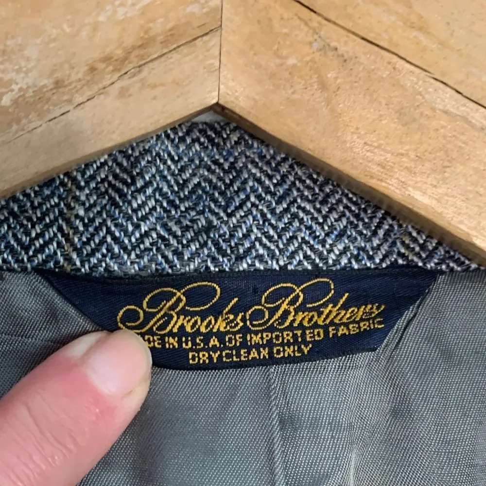 Brooks Brothers houndstooth Gray Men's Blazer